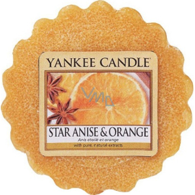 Yankee Candle Star Anise & Orange - Anise and orange fragrance wax for aroma lamp 22 g