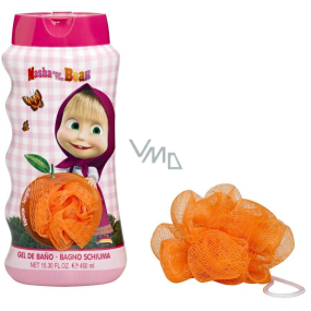 Masha and Bear 2in1 bath and shower gel for children + washcloth 450 ml