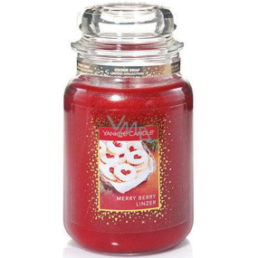 Yankee Candle Merry Berry Linzer Classic large glass 623 g