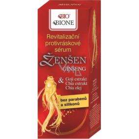 Bione Cosmetics Ginseng Revitalizing Anti-Wrinkle Serum for all skin types 40 ml