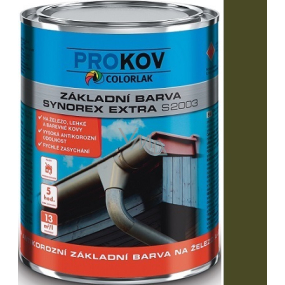 Colorlak Synorex Extra S 2003 synthetic anticorrosive paint for iron and metals Swamp 0.6 l