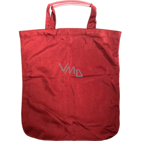 Burgundy shopping bag with a tube 41 x 34 x 4 cm 9936