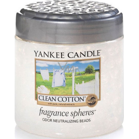 Yankee Candle Clean Cotton - Pure Cotton Spheres fragrant pearls neutralize odors and refresh small spaces 170 g