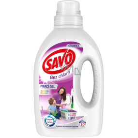 Savo Color chlorine-free washing gel for colored laundry 20 doses 1 l