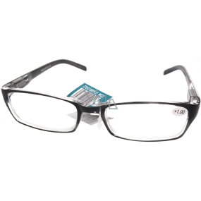 Berkeley Reading glasses +1.0 black and white 1 piece MC2147