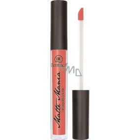 Dermacol Matte Mania Lip Liquid Color liquid matte lipstick 50 3.5 ml