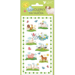 Easter gel stickers for new gel eggs with animals No. 1 19 x 9 cm