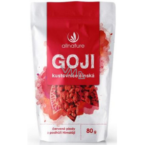 Allnature Goji gooseberry Chinese dried fruit health symbol 80 g