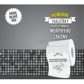 Albi Funny Toilet Birthday Murphy's Laws, 20 Meters of Whispering Luxury, Gift Toilet Paper