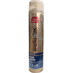 Wella Wellaflex Volume & Repair Ultra Strong Hold ultra strong strengthening hairspray 250 ml