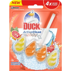 Duck Active Clean Tropical Sunshine wall-hung toilet cleaner with a scent of 38.6 g