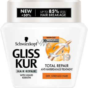 Gliss Kur Total Repair regenerating mask for dry and stressed hair 300 ml