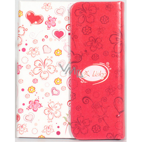 Nekupto Gift Center Notepad with dedication From love 10.5 cm x 8.5 cm x 1 cm