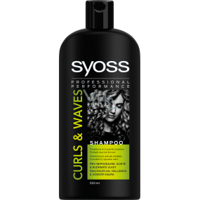 Syoss Curls & Waves shampoo for unruly, wavy and curly hair 500 ml