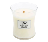 WoodWick Island Coconut - Island Coconut scented candle with wooden wick and lid glass medium 275 g