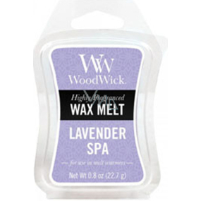 WoodWick Lavender Spa - Lavender bath fragrant wax for aroma lamps 22.7 g