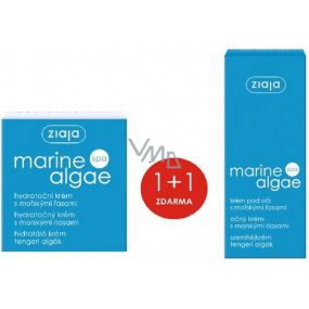 Ziaja Marine Algae Spa seaweed moisturizer 50 ml + Marine Algae Spa seaweed eye cream 15 ml, duopack