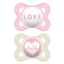 Mam Sayings silicone orthodontic pacifier 0-6 months various designs and colors 1 piece