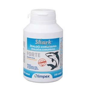 Olimpex Shark Forte shark cartilage dietary supplement for bones, muscles, digestive system 50 tablets