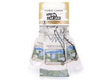 Yankee Candle Clean Cotton - Cotton Classic car tag paper set 3 pieces x 12 g