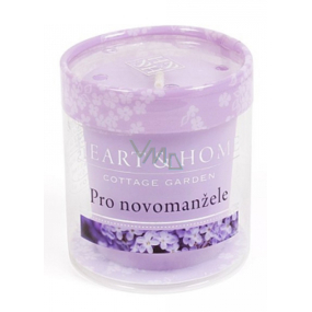 Heart & Home For the newlyweds Soy candle without packaging burns for up to 15 hours 53 g