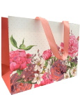 Nekupto Gift paper bag 23 x 17.5 x 10 cm Flowers 1585 LFM