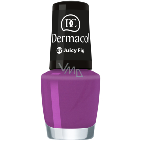 Dermacol Nail Polish Mini Summer Collection nail polish 07 Juicy Fig 5 ml