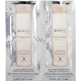 Alterna Bamboo Volume Abundant shampoo and conditioner sample for a maximum volume of 2 x 7 ml
