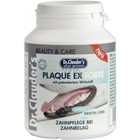 Dr. Clauders Plaque EX Forte reduces the risk of dental plaque dog food supplement 100 g
