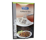 Dr. Clauders Kidney and poultry in sauce complete food with pieces of meat for cats pocket 100 g