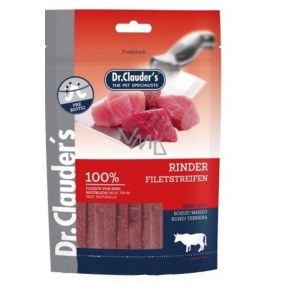 Dr. Clauders Dried beef ribbons for dogs 80 g