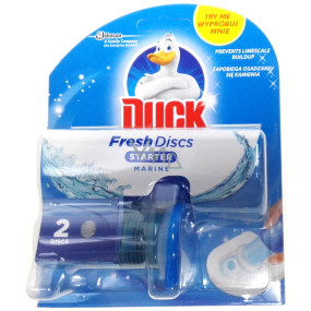 Duck Fresh Discs Starter Sea scent toilet gel for hygienic purity and freshness of your toilet 11.5 ml