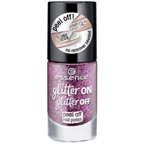 Essence Glitter on Glitter Off Nail Polish Nail Polish 03 Party Queen 8 ml