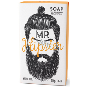 Somerset Toiletry Pan Hipster luxury three-ground toilet soap with shea butter and spicy aroma of pepper and ginger for men 200 g