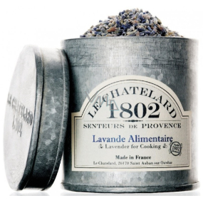 Le Chatelard Lavender food dried flowers in a zinc box 300 ml