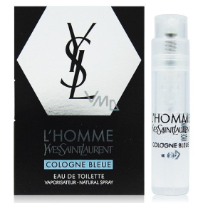 Yves Saint Laurent L Homme Cologne Bleue Eau de Toilette for Men 1.2 ml with spray, vial