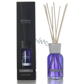 Millefiori Milano Natural Cold Water - Cold water Diffuser 500 ml + 12 stalks in the length of 35 cm for large spaces lasts 6-7 months