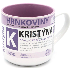 Nekupto Mugs Mug with the name Kristýna 0.4 liters