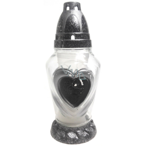 Admit Glass lamp Heart / cross 21 cm 70 g LA 300