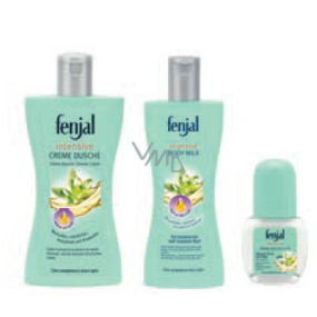 Fenjal Intensive shower cream 200 ml + body lotion 200 ml + roll-on deodorant 50 ml, cosmetic set