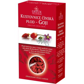Grešík Goji Chinese gooseberry dried fruits for blood pressure, headaches, fatigue, liver and kidneys, immunity 100 g