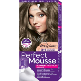 Schwarzkopf Perfect Mousse Permanent Foam Color hair color 816 Nude Blond