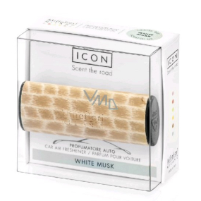 Millefiori Milano Icon White Musk - White musk car scent Wood smells up to 2 months 47 g