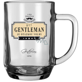 Nekupto League of True Gentlemen Beer Glass Being a Gentleman is a matter of choosing 500 ml