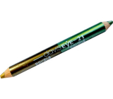 Princessa Davis Eye Double Color eyeshadow in pencil 021 light green and gold 6 g