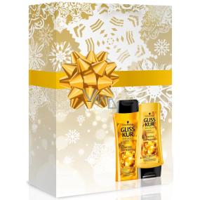 Gliss Kur Oil Nutritive Regenerating Hair Shampoo 250 ml + Hair Balm 200 ml, cosmetic set
