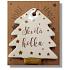 Nekupto Christmas ceramic decoration with the inscription Great girl 7 x 5 cm