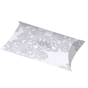 Ditipo Folding box glitter M white 180 x 80 x 33 mm