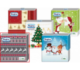 Regina Paper napkins 1 ply 33 x 33 cm 20 pieces Christmas Gray, pink and white print