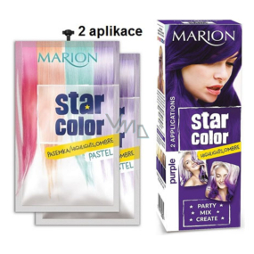 Marion Star Color washable hair color Purple - Purple 2 x 35 ml